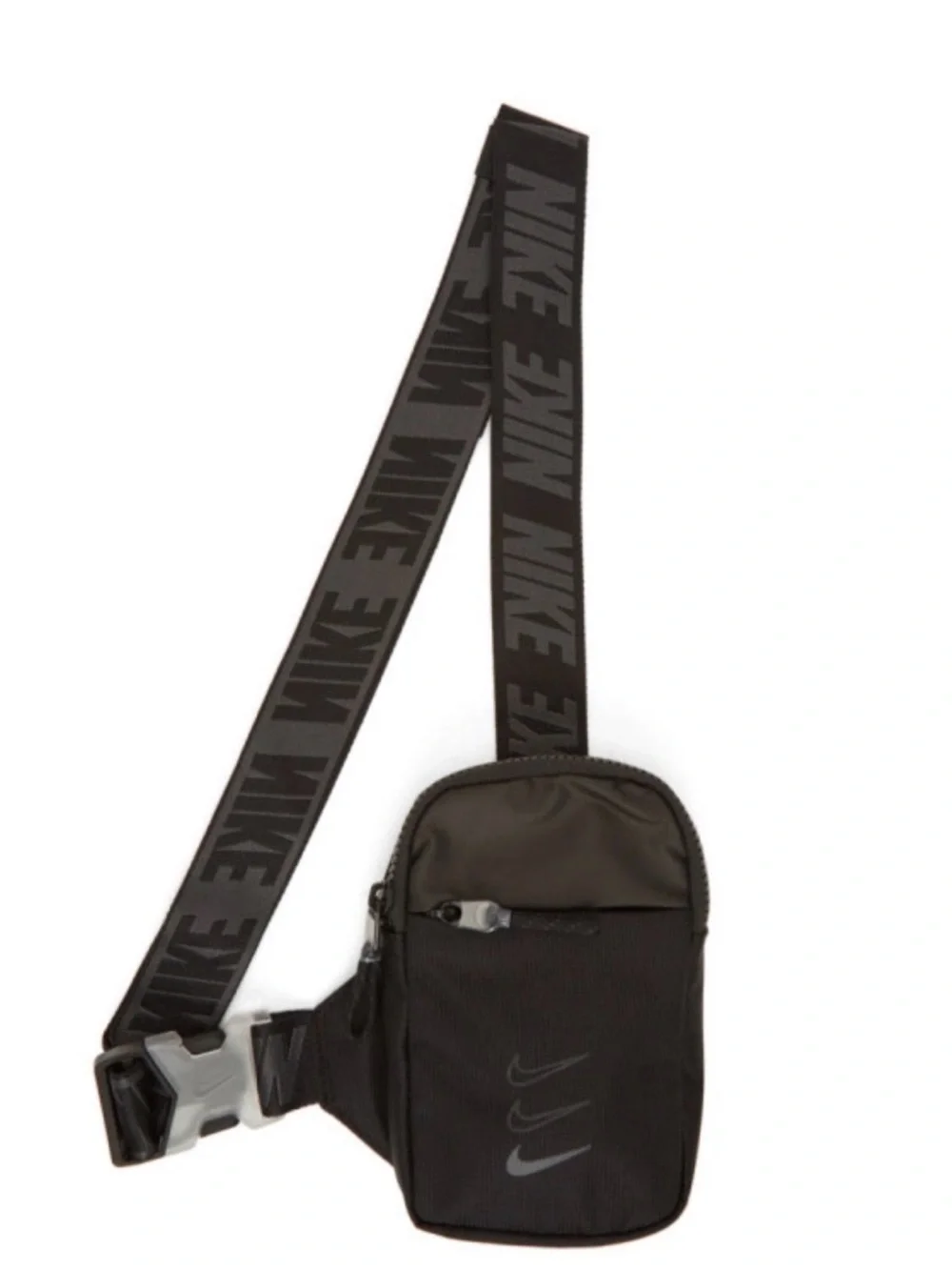 Nike Black Compact Sling Bag with Branded adjustable  Strap